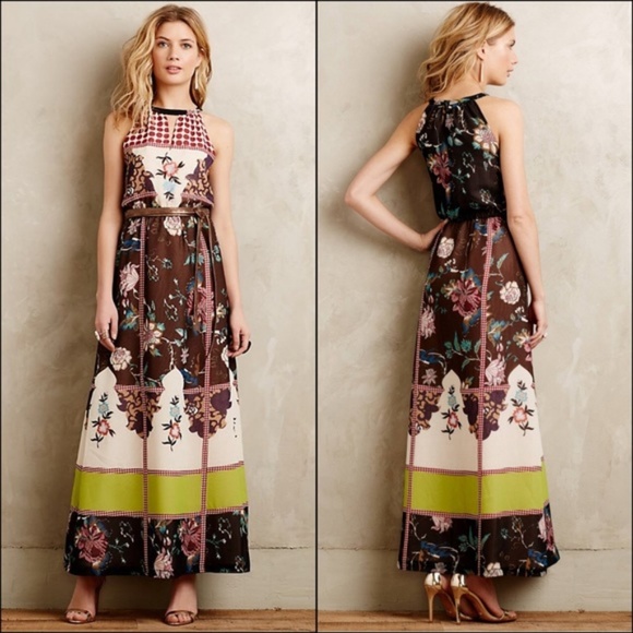 Anthropologie Dresses & Skirts - Anthropologie Vineet Bahl Garden Collage Dress 2